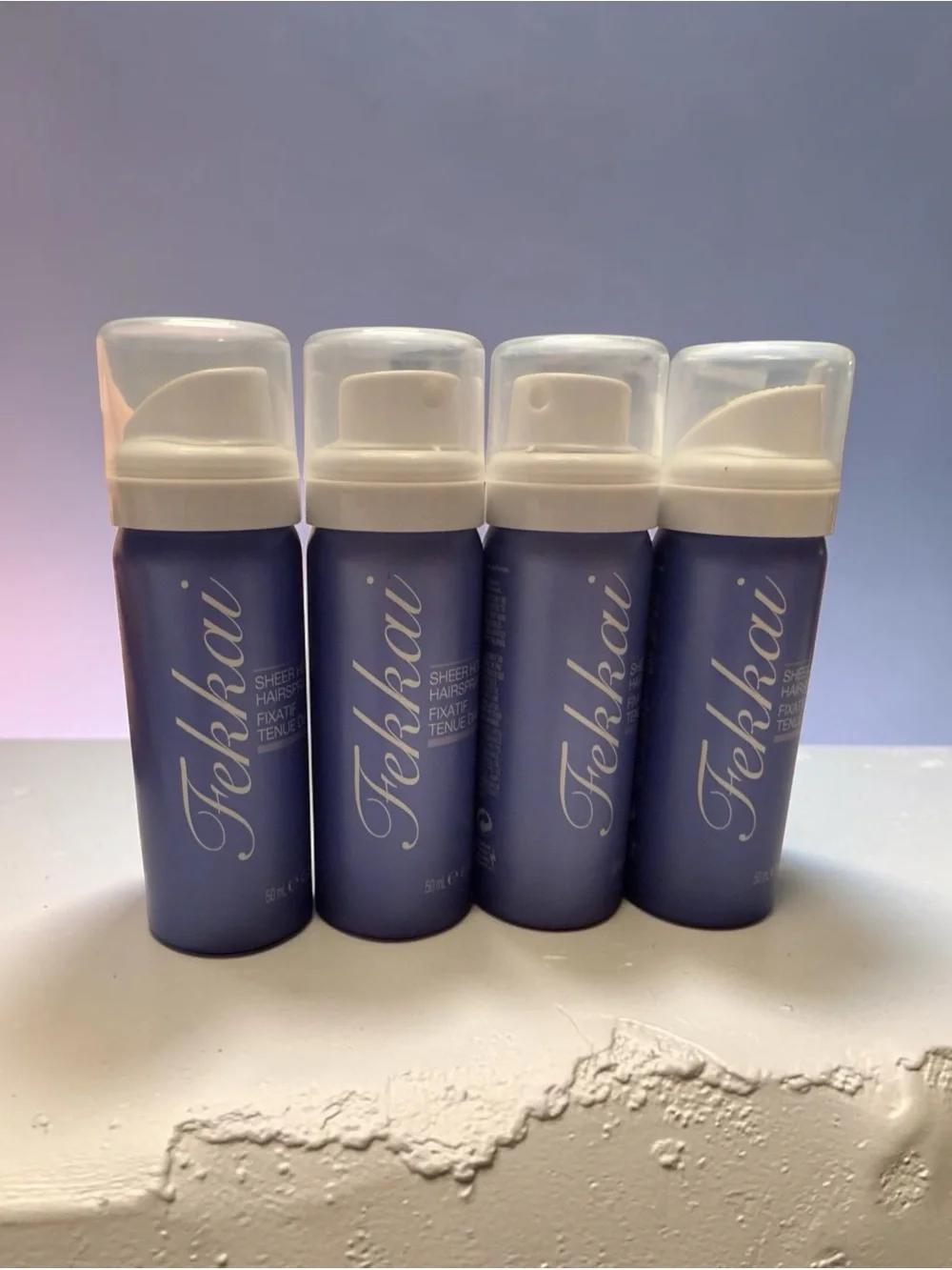 Sheer Hold Hairspray Set Of 4, Fixatif Tenue Daphne  1.5 oz Travel.  These do no